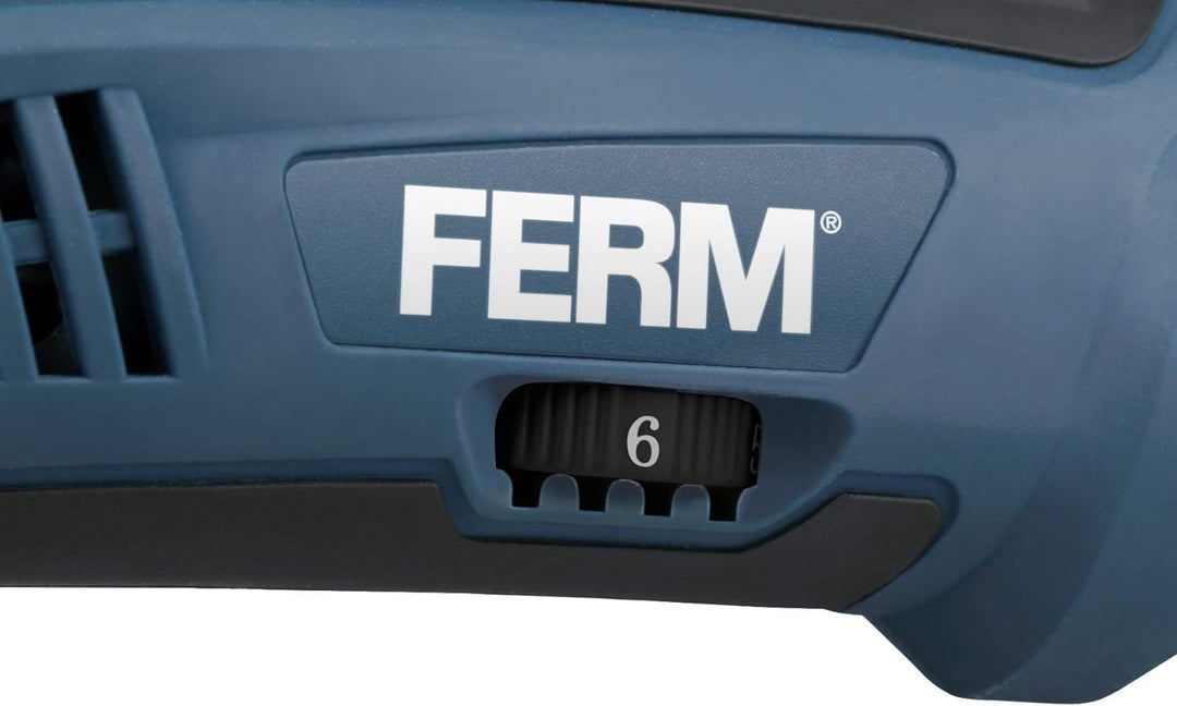 FERM Li-Ion Akku-Multitool - Multifunktionswerkzeug - Oszillationswerkzeug - 12V/1.5Ah - Mit 8 Zubeh