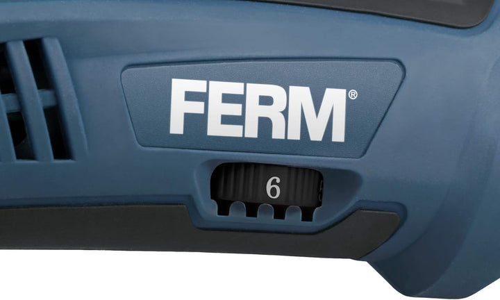 FERM Li-Ion Akku-Multitool - Multifunktionswerkzeug - Oszillationswerkzeug - 12V/1.5Ah - Mit 8 Zubeh