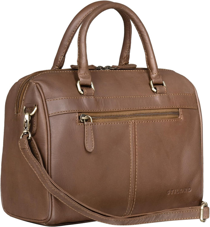 STILORD 'Cassandra' Leder Handtasche Damen Fashion-Tasche Ledertasche Henkeltasche Umhängetasche und