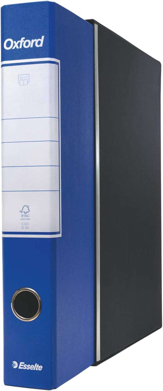 Esselte 390788050 Oxford Aktenordnerset im Karton, 6 Stück, Blau Gruppo da 6 blau, Gruppo da 6 blau