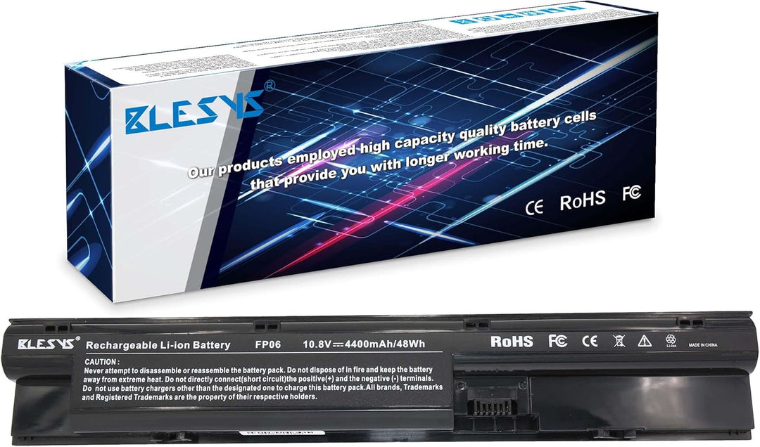 BLESYS Laptop Akku für 757661-001 FP06XL 707616-851 707616-242 757435-141 707616-152 HSTNN-LB4J HSTN