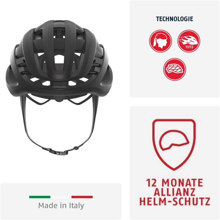 ABUS Rennradhelm AirBreaker - High-End Fahrradhelm für den professionellen Radsport - für Jugendlich