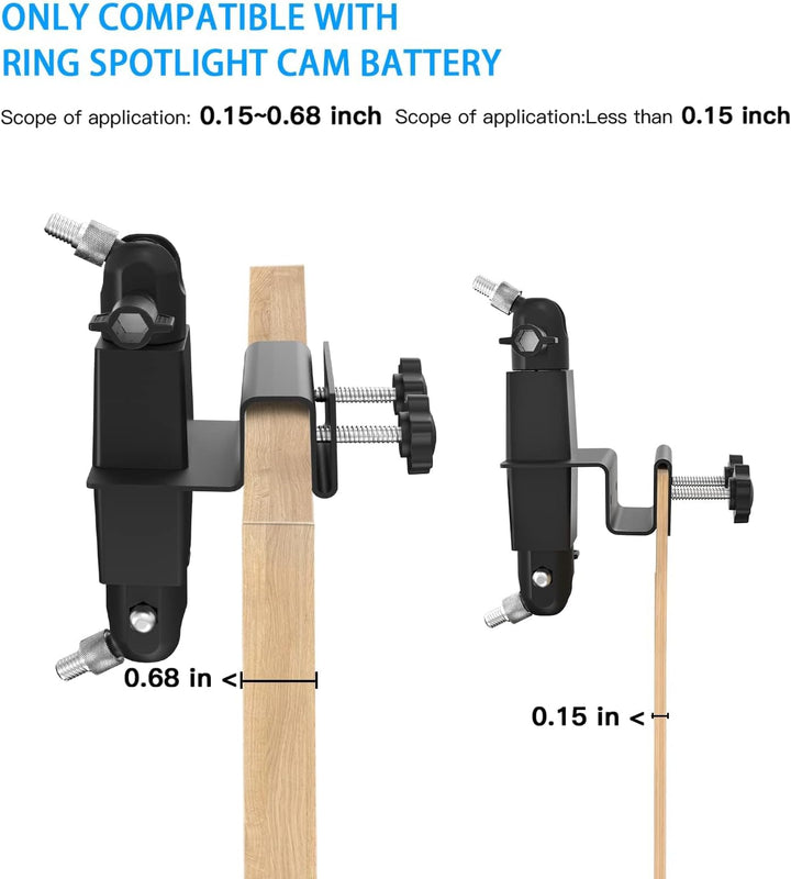 HOLACA 2-in-1 Universal-Dachrinnenhalterung Kamera Halterung Kompatibel mit Spotlight Kamera Plus/Pr