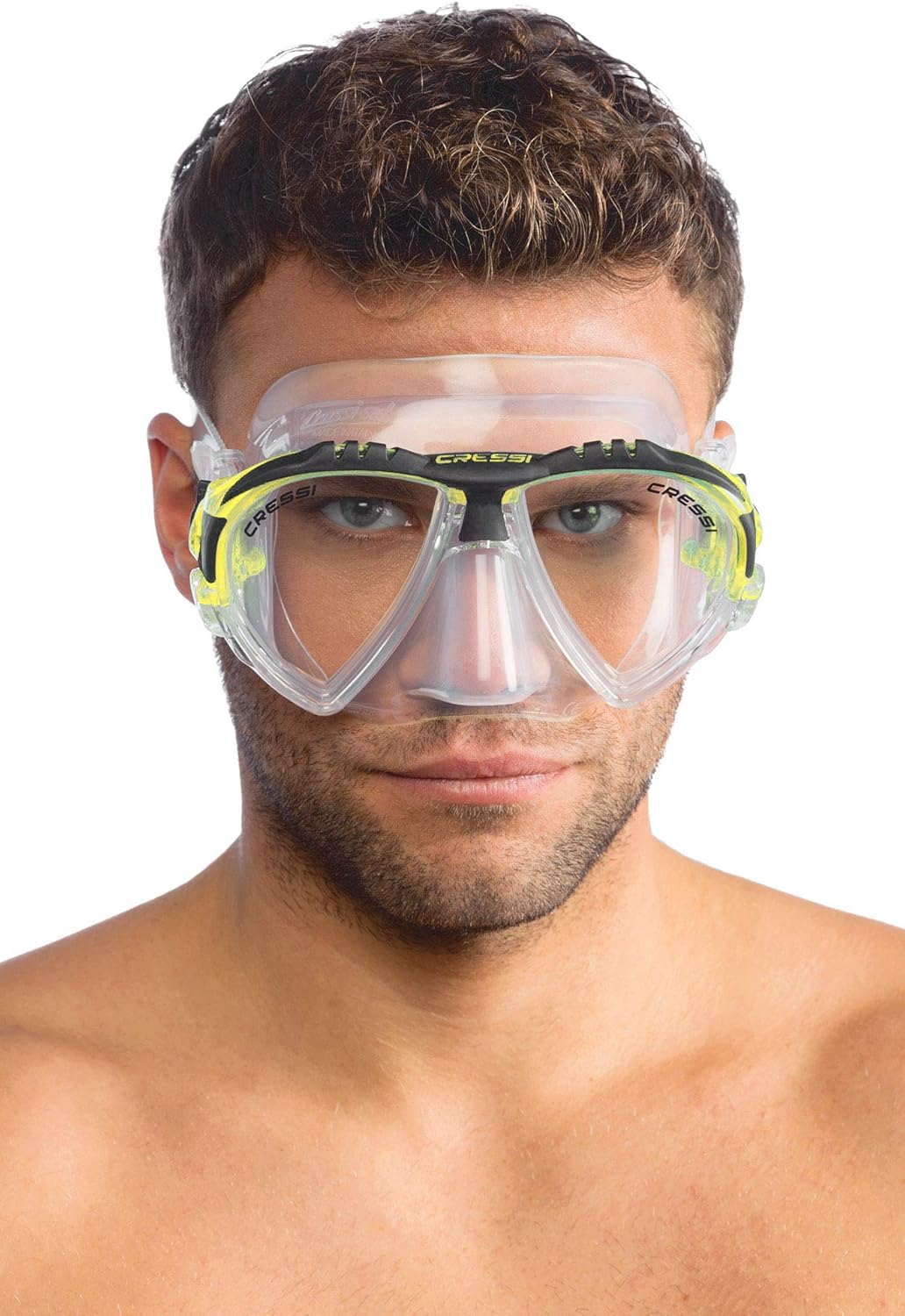 Cressi Matrix Maske - Separate Glasmaske zum Angeln, Freitauchen, Schnorcheln und Tauchen, Unisex Er