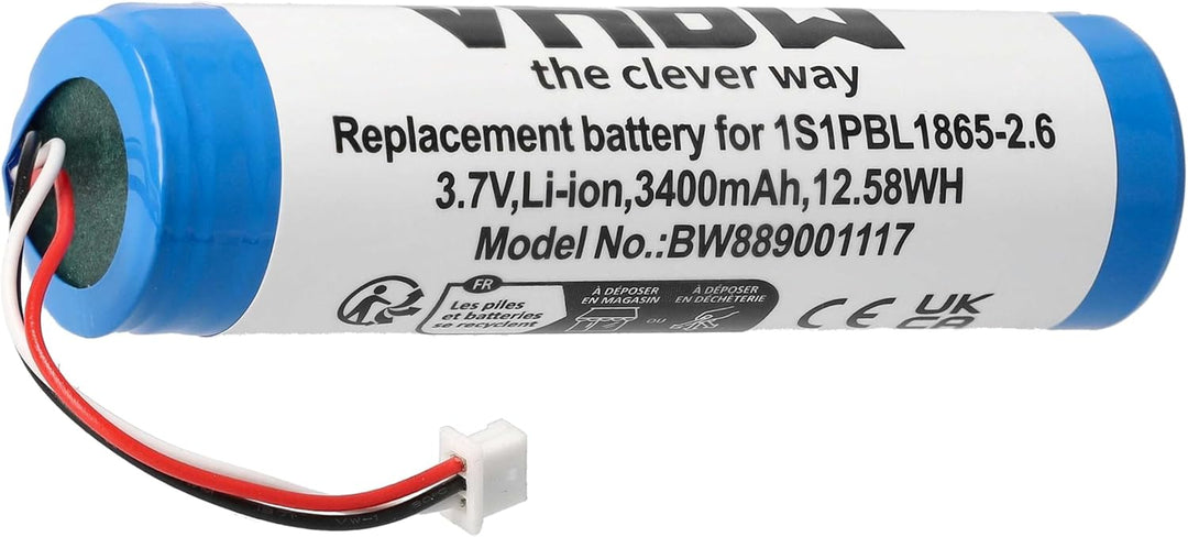 vhbw Akku kompatibel mit Philips Avent SCD843/26, SCD845/26, SCD841, SCD841/26 Babyphone Babytalker