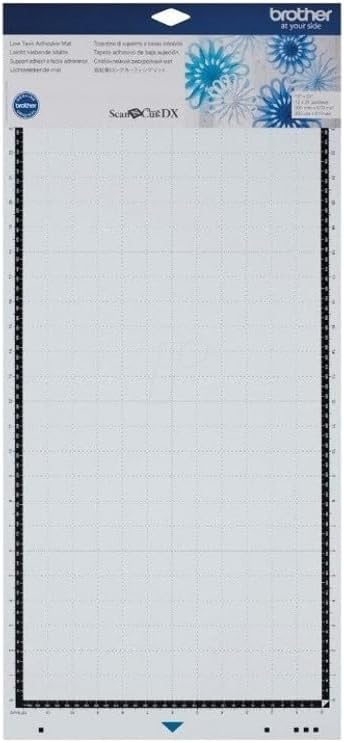 Brother SDX Leicht klebende Matte für ScanNCut DX Serie (30,5 x 61 cm, 61 x 30.5 cm, CADXMATLOW24