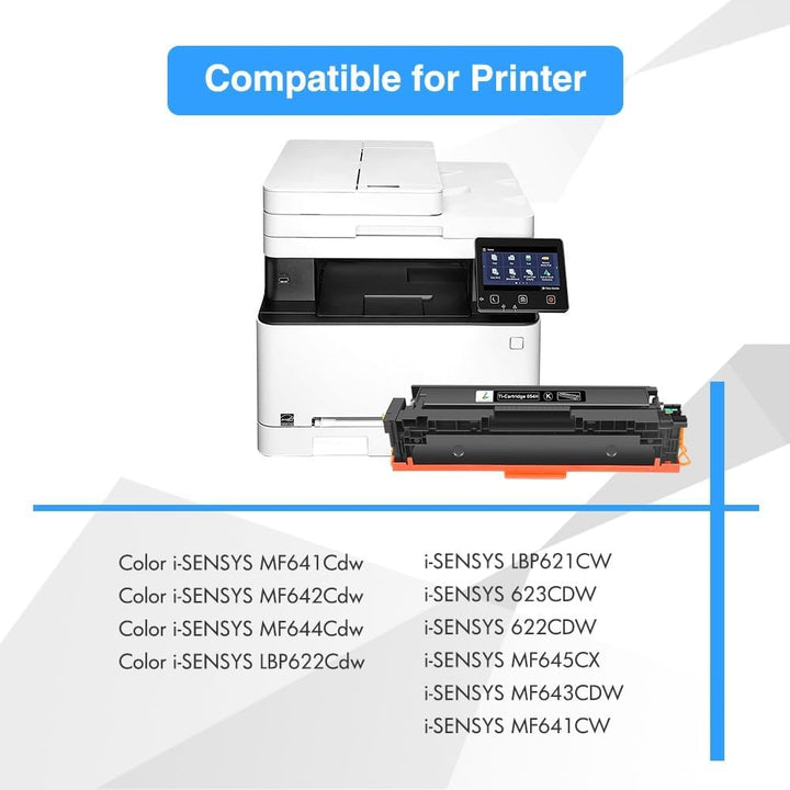 TRUE IMAGE Kompatibel Tonerkartusche als Ersatz für Canon 054H 054 Toner i-SENSYS MF645Cx MF643Cdw M