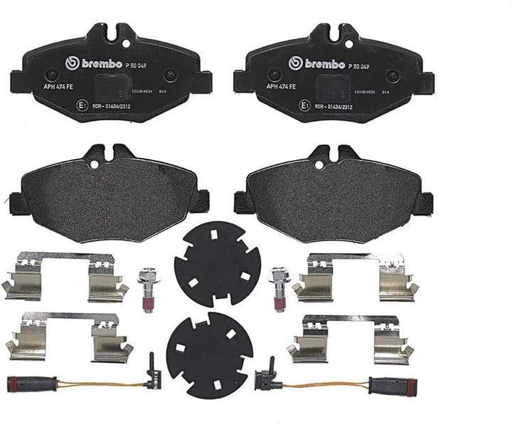 Brembo P 50 049 Bremsbelagsatz, Scheibenbremse - (4-teilig)