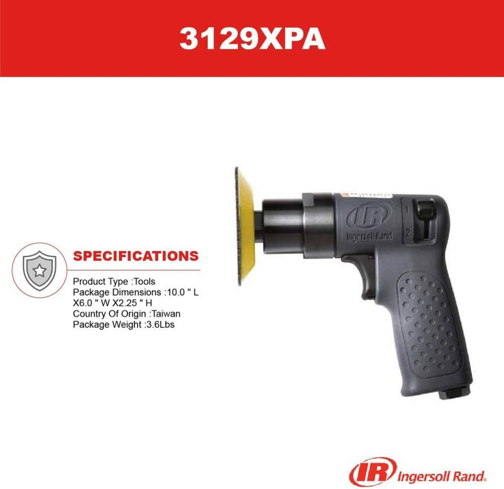 Ingersoll Rand Polier-und Schleifmaschine klein 3129XPA für Metall und Holz, Mini Oberflächenschleif