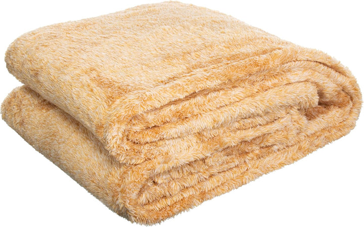 Brandsseller Teddyfleece Kuscheldecke | Melange | Flauschig Beidseitig | Hochwertige Weiche Wohndeck