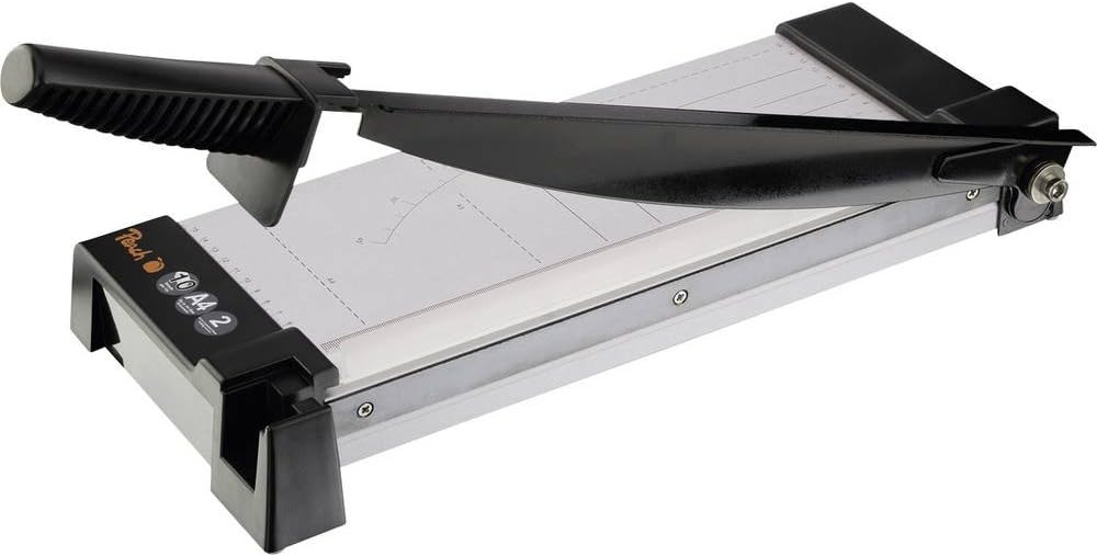 Peach Hebelschneider - für Homeoffice, Büro, Schule - bis A3 - bis 10 Blatt - Metallgehäuse - PC300-
