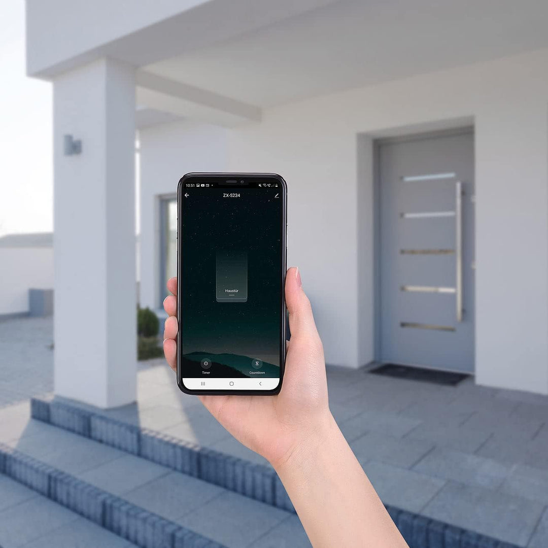 VisorTech WLAN Türöffner: WLAN-Adapter zur Sprach- und App-Steuerung elektronischer Tür-Öffner (Elek