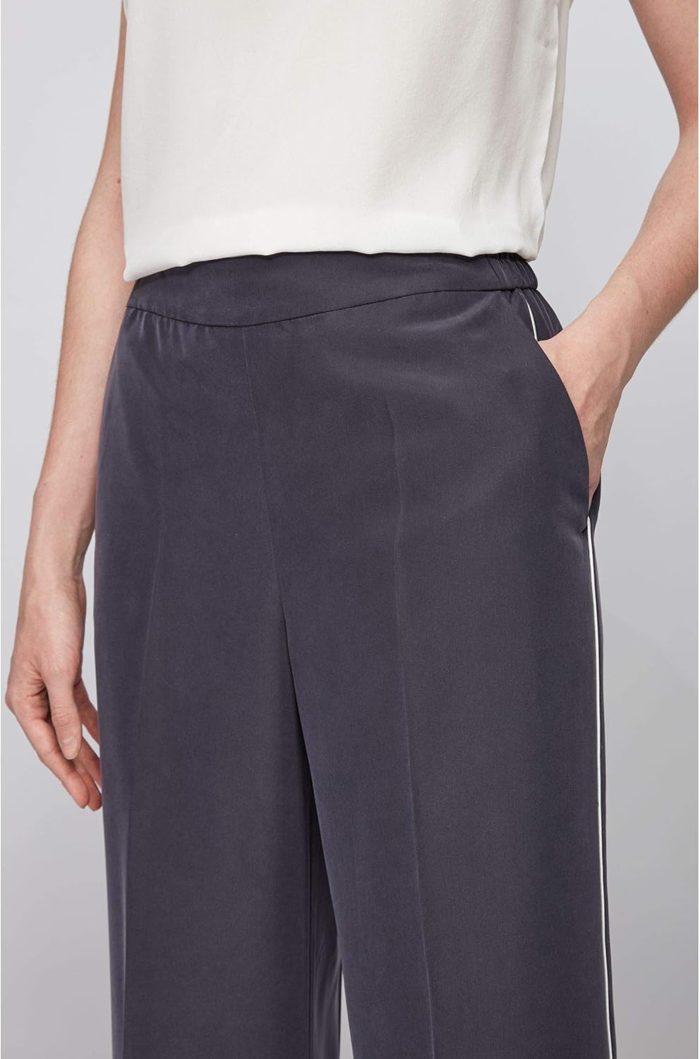 BOSS Damen Pants 32 Open Blue (466), 32 Open Blue (466)