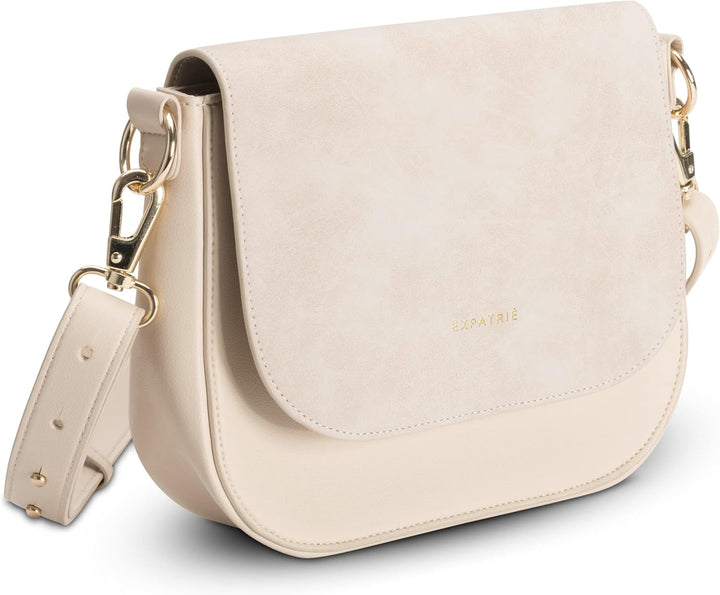 Expatrié Umhängetasche Damen Klein - Louise Medium - Moderne Crossbody Bag aus Veganem Leder - Tasch