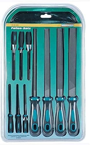 Mannesmann Feilensatz 10-tlg., M61015 Flachdatei, Flachdatei