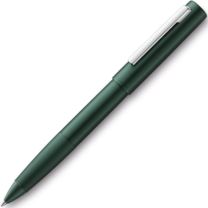 LAMY aion Tintenroller 377 – Rollpen aus nahtlos tiefgezogenem Aluminium in der Farbe Dunkelgrün mit