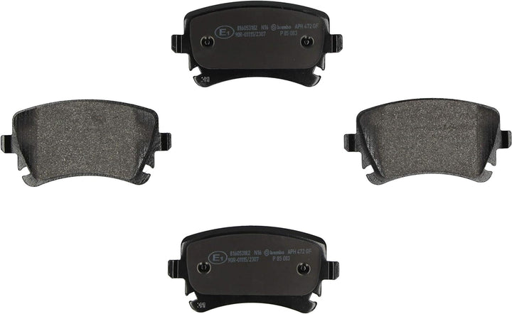 Brembo P 85 083 Bremsbelagsatz, Scheibenbremse - (4-teilig)