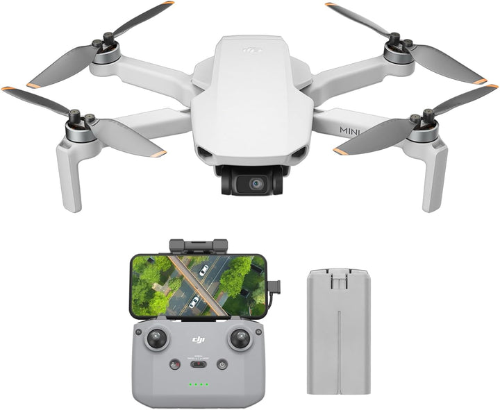 DJI Mini 4K, Drohne mit 4K UHD Kamera für Erwachsene, unter 249 g, 3-Achsen Gimbal Stabilisierung, 1