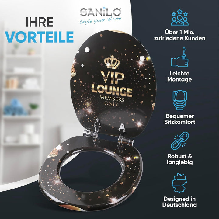 WC Sitz mit Absenkautomatik, viele schöne schwarze zur Auswahl, hochwertige und stabile Qualität aus