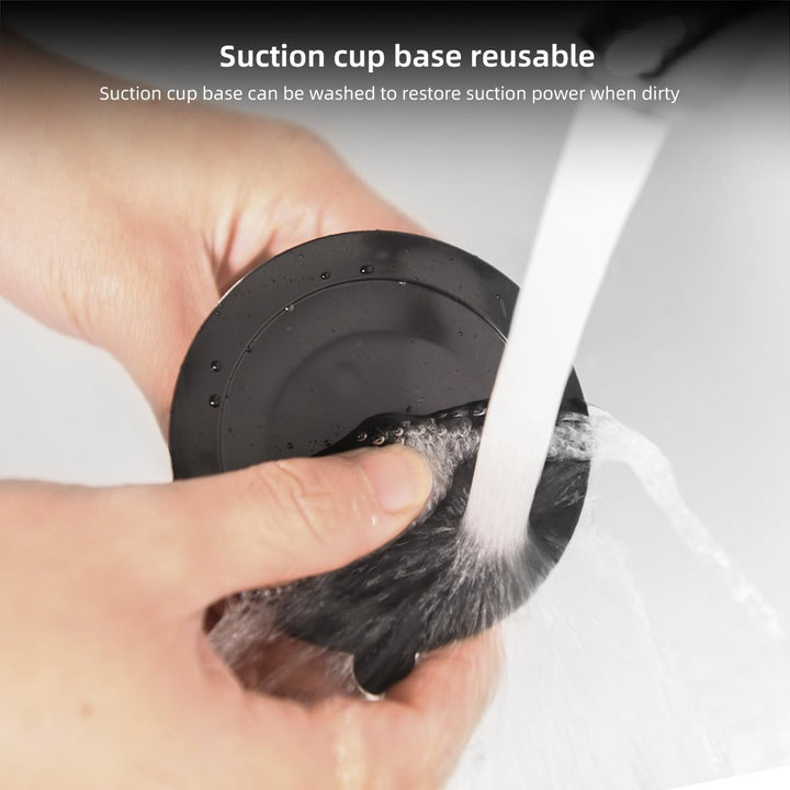 FANAUE Twist Lock Saugnapf Basis mit 1-Zoll-Kugel-Adapter kompatibel mit RAM Mount B Grösse Doppelso