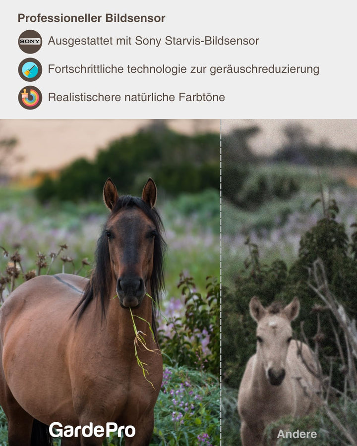 GardePro A5 Wildkamera 48MP 1296P H.264 Video, Wildkamera mit Bewegungsmelder Nachtsicht bis 30m, No