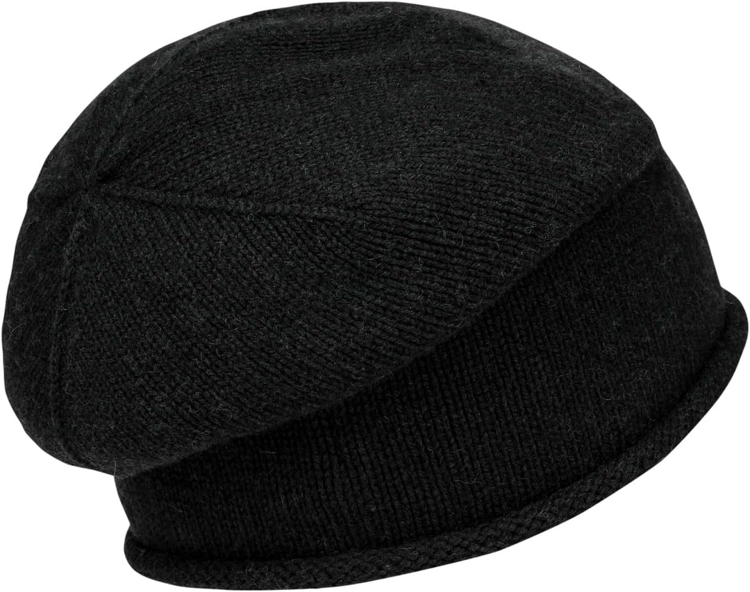 LIERYS Merino Kaschmir Beanie Oversize-Mütze Damen Herren Made in Germany Herbst Winter Einheitsgrös