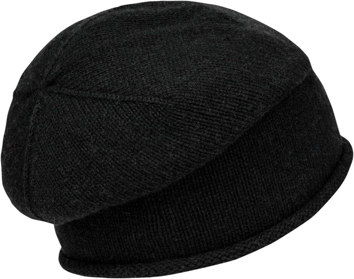LIERYS Merino Kaschmir Beanie Oversize-Mütze Damen Herren Made in Germany Herbst Winter Einheitsgrös