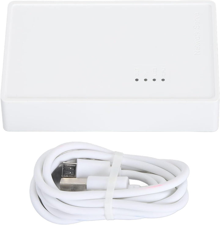 Plyisty USB-Wireless-Druckserver, Druckserver mit 10/100 Mbit/s LAN/Bridge, Unterstützt Kabelgebunde