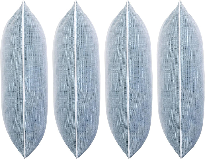 Brandsseller Outdoor Garten Kissen Dekokissen Leinenoptik strukturiert Schmutz- und Wasserabweisend