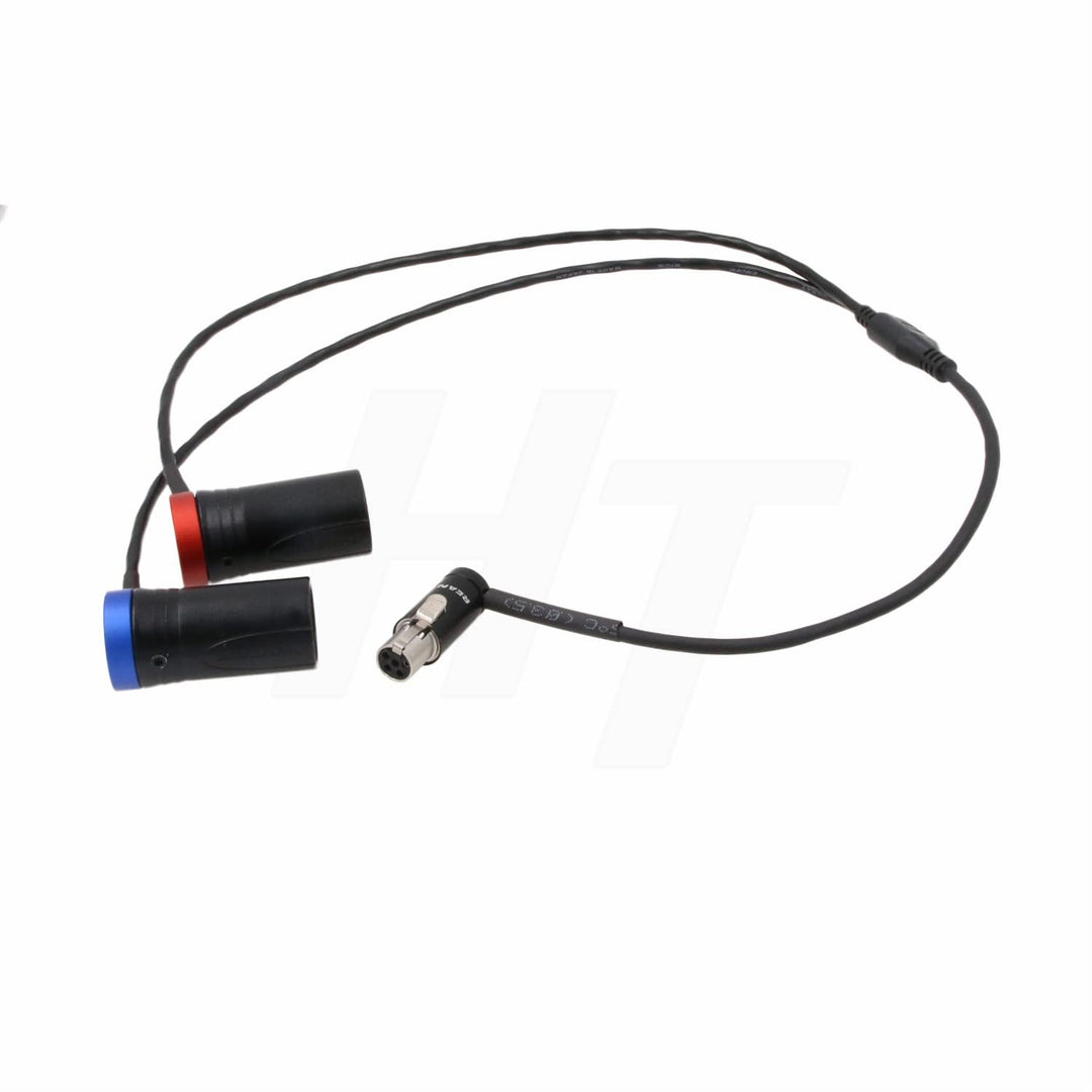 HangTon Audio-Y-Kabel für Sennheiser Zaxcom Lectrosonics SRc5P Receiver zu Kamera-Mixer-Aufnahmegerä