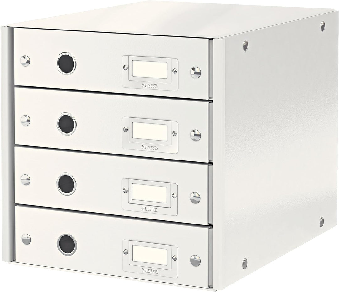 Leitz Click & Store Schubladenset, 4 Schubladen, A4, weiss, 60490001 4 Schubladen Weiss, 4 Schublade