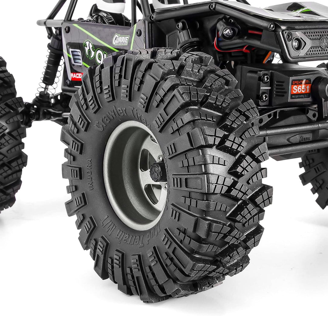 INJORA 1.9 Schlamm Reifen Sat Offset -8.9mm Beadlock Felge für 1/10 RC Crawler Auto Axial SCX10 9004