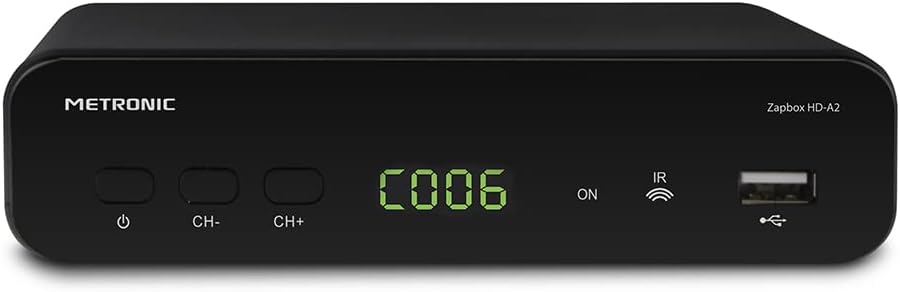 Metronic DVB-T HD Decoder für TV – HDMI, Scart, Demodulator, Empfänger, Adapter, Tuner für DVB-T-Ant