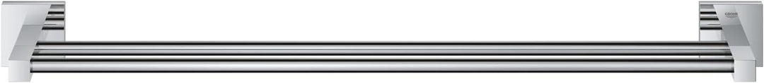GROHE Start Cube - Doppel- Badetuchhalter (Stichmass: 600mm, verdeckte Befestigung, Material: Metall