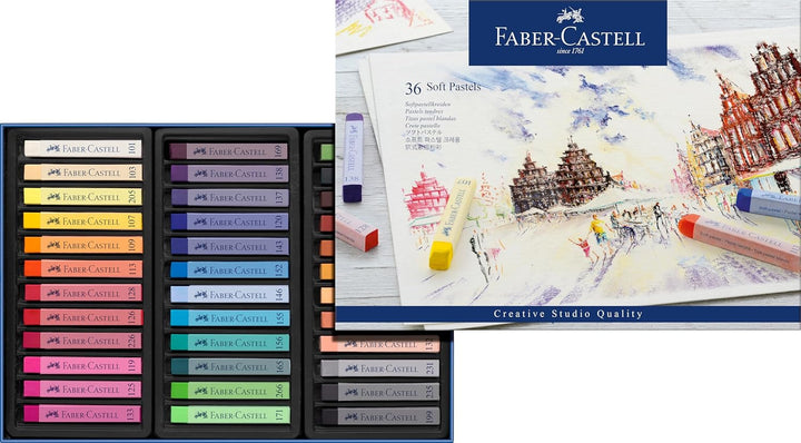 Faber-Castell 128336 - Softpastellkreide STUDIO QUALITY, 36er Etui, A