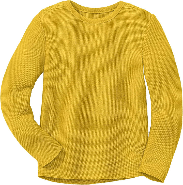Disana Linksstrick-Pullover 86-92 Curry, 86-92 Curry