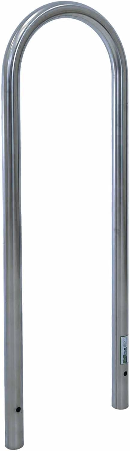 TRUTZHOLM Fahrradanlehnbügel 115x41 cm Edelstahl zum Einbetonieren Anlehnbügel Anlehnständer Poller