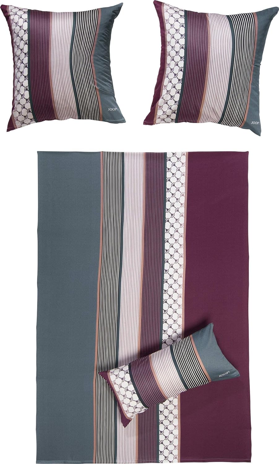Joop. Joop. Bettbezug-Set Satin dunkelrosa Grösse 40x80 cm / 135x200 cm