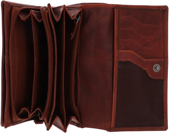 MUSTANG Udine Wallet with Flap Cognac