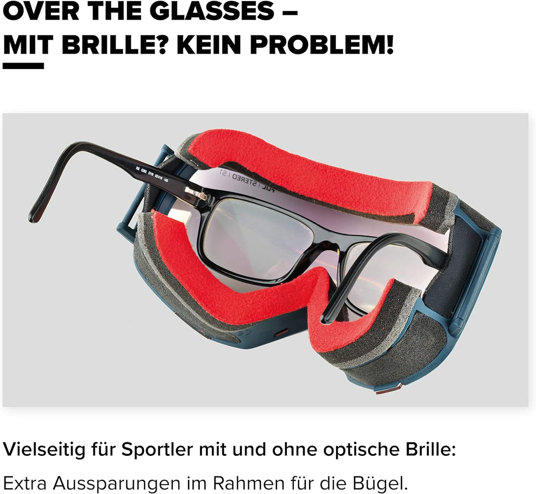 Atomic COUNT JR SPHERICAL Skibrille für Kinder - Komfortabler Live Fit Rahmen - Klare Sicht & besser