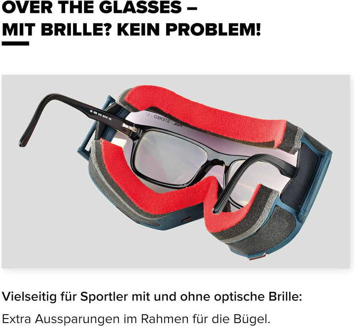 Atomic COUNT JR SPHERICAL Skibrille für Kinder - Komfortabler Live Fit Rahmen - Klare Sicht & besser