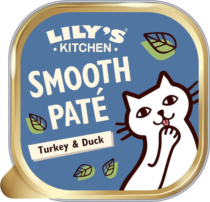 Lily’s Kitchen Vollwertnahrung Nass Katzenfutter für ausgewachsene Katzen 19 Schalen (19 x 85g) Gefl
