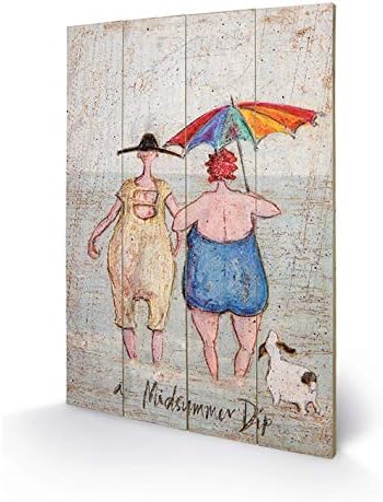 Sam Toft 'Midsummer Dip' Holz Drucken,40 x 59 cm