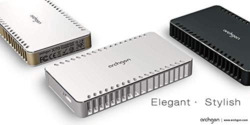 Archgon X70 480GB Silber Thunderbolt 3 Portable External PCIE SSD (up to R/W 1600/1100 MB/s) nur für
