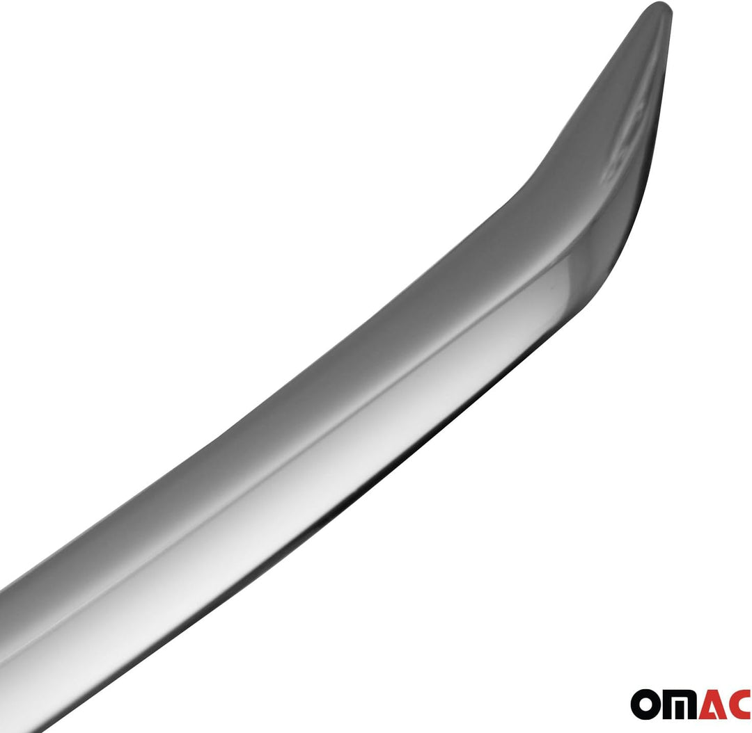 OMAC Chrom Edelstahl Kühlergrill Kompatibel mit Nissan Qashqai J11 FL 2017-2021 - 1 TLG Frontgrill S