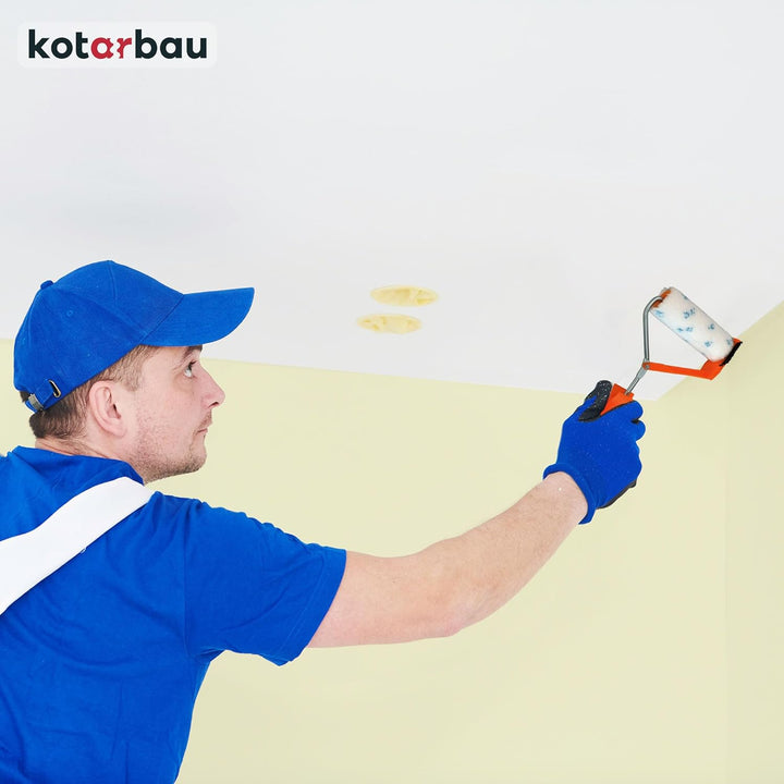 KOTARBAU® Farbtrennroller 100 mm Beschneideroller Kantenstreicher Farbrolle zum Schneiden von Farben