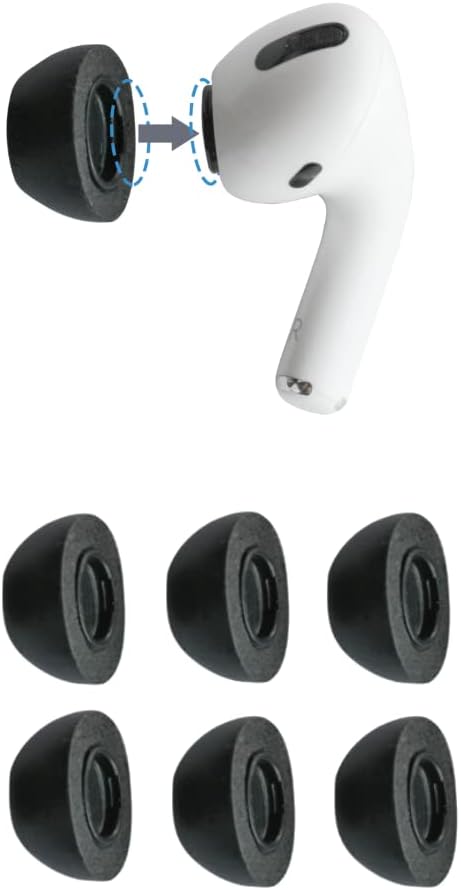 Comply Premium Schaumstoff-Ohrpassstücke, kompatibel mit AirPods Pro, Version 2.0, kleine Grösse, 3