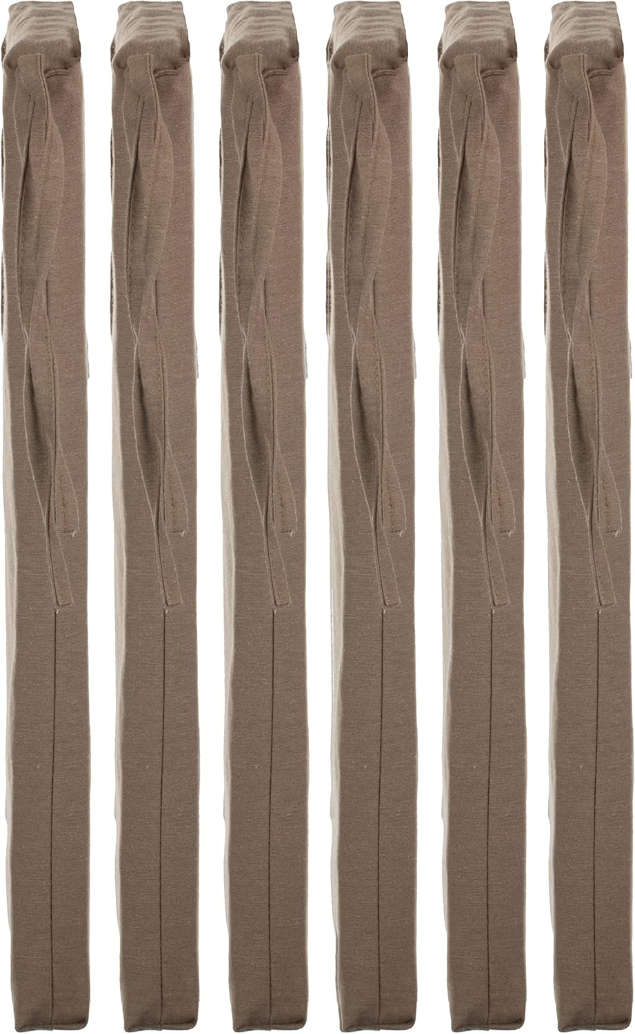 Brandsseller Sitzkissen Stuhlkissen Sitzauflage Stuhlauflage - Uni Farben mit 4 Kordelbändern für si