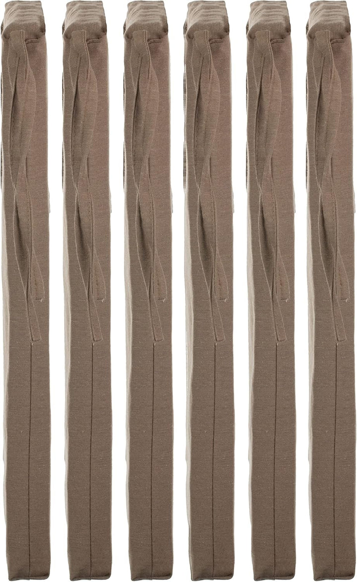 Brandsseller Sitzkissen Stuhlkissen Sitzauflage Stuhlauflage - Uni Farben mit 4 Kordelbändern für si