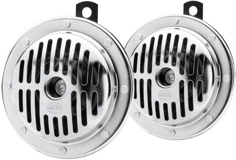 HELLA Horn - HEAVY DUTY HORN S130 SET - 24V - 118dB(A) - Frequenzbereich: 280/380Hz - Tiefton/Hochto